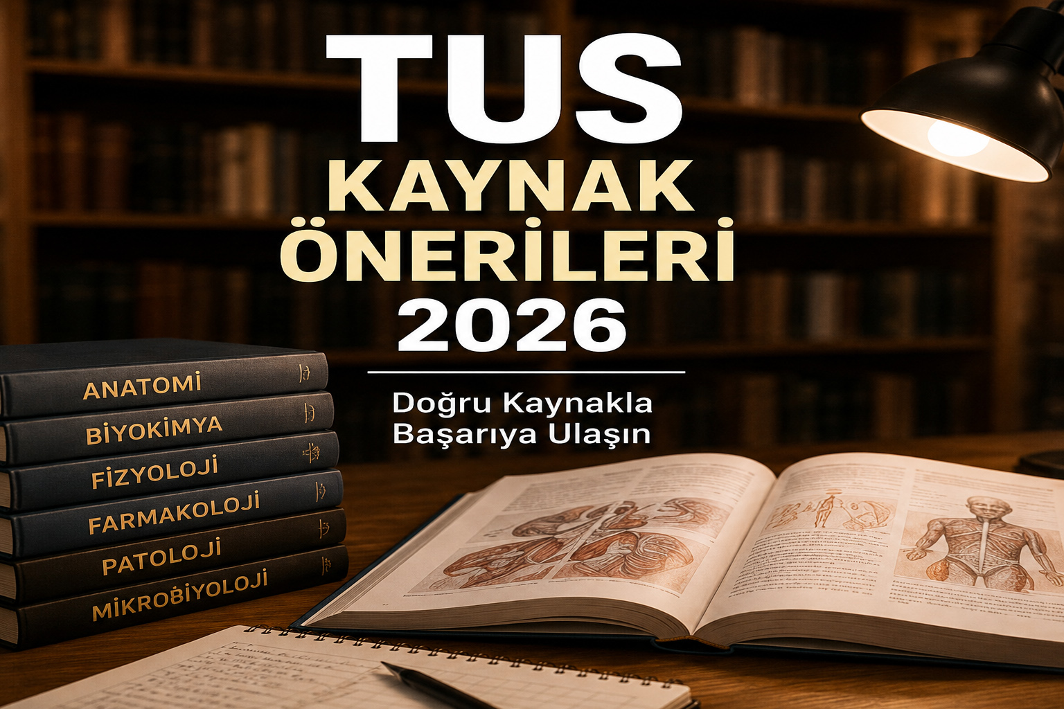 TUS Kaynak Önerileri 2026: Ders Ders Kitap ve Soru Bankası Rehberi