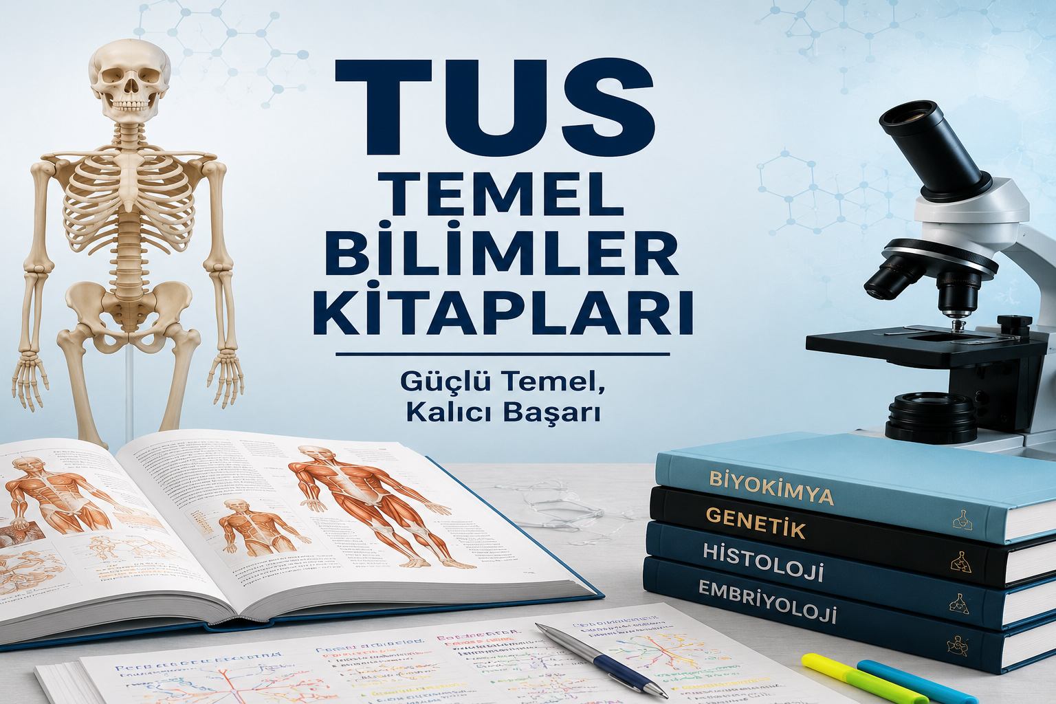 TUS Temel Bilimler Kitapları: Hangi Ders İçin Hangi Kaynak Tercih Edilmeli?