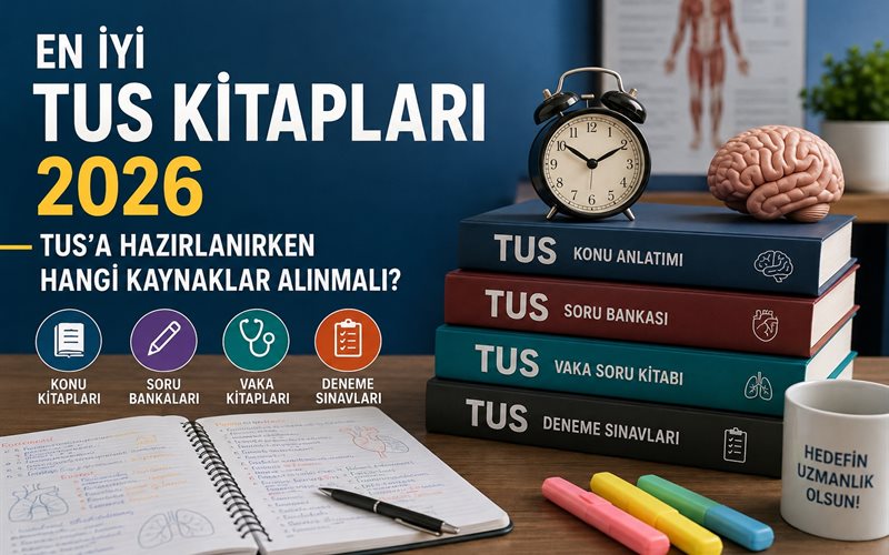 En İyi TUS Kitapları 2026: TUS'a Hazırlanırken Hangi Kaynaklar Alınmalı?