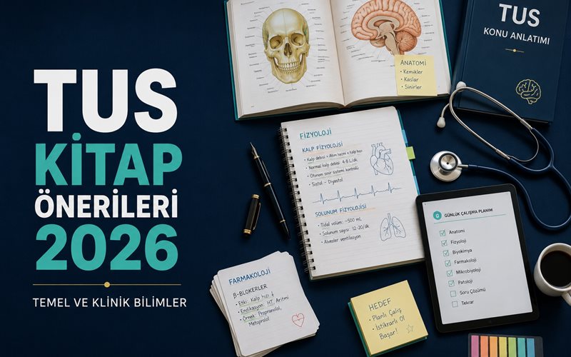 TUS Kitap Önerileri 2026: Temel ve Klinik Bilimler İçin En İyi Kaynaklar