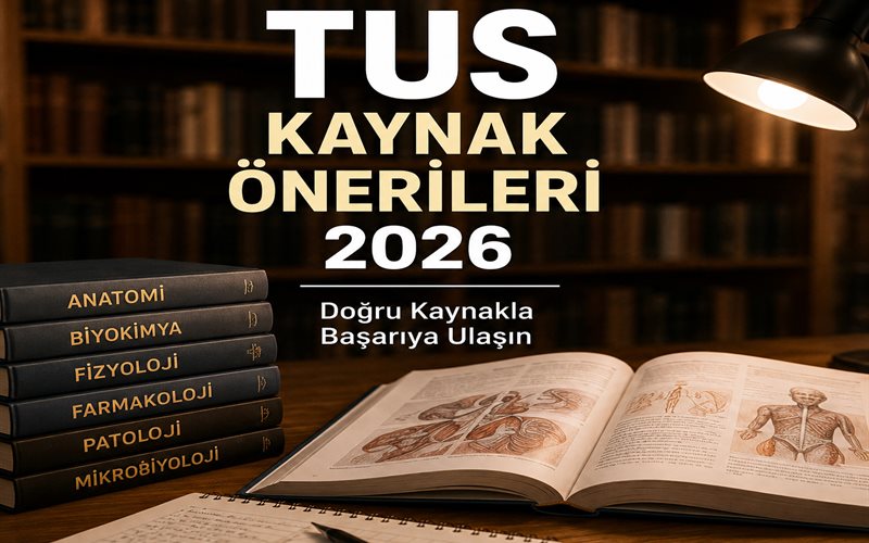 TUS Kaynak Önerileri 2026: Ders Ders Kitap ve Soru Bankası Rehberi