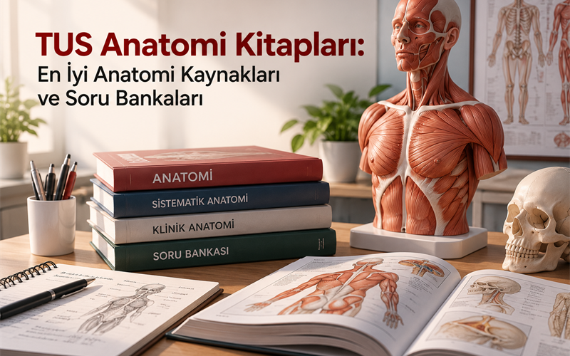 TUS Anatomi Kitapları: En İyi Anatomi Kaynakları ve Soru Bankaları