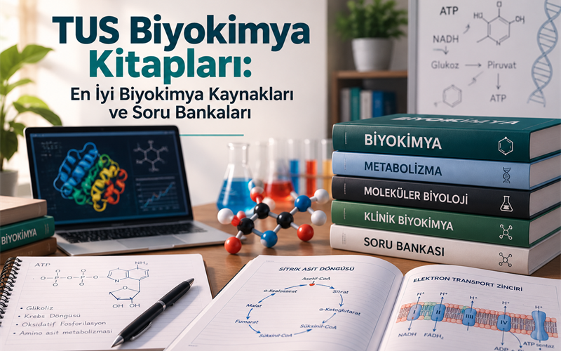TUS Biyokimya Kitapları: En İyi Biyokimya Kaynakları ve Soru Bankaları
