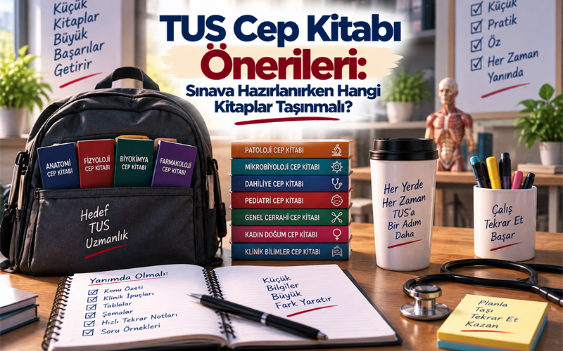 TUS Cep Kitabı Önerileri: Sınava Hazırlanırken Hangi Kitaplar Taşınmalı?