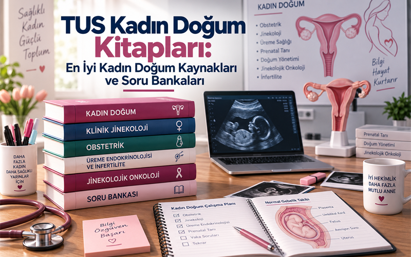 TUS Kadın Doğum Kitapları: En İyi Kadın Hastalıkları ve Doğum Kaynakları