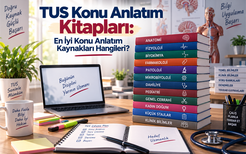 TUS Konu Anlatım Kitapları: En İyi Konu Anlatım Kaynakları Hangileri?
