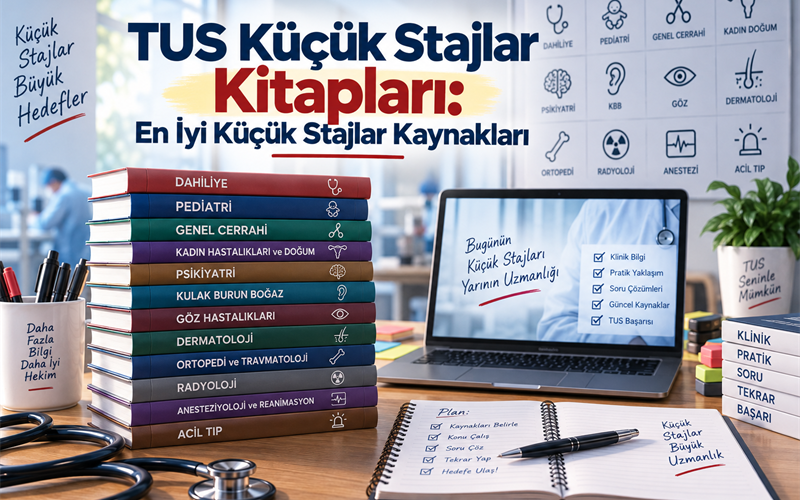 TUS Küçük Stajlar Kitapları: En İyi Küçük Stajlar Kaynakları