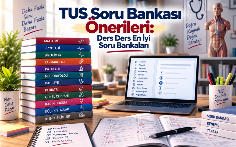TUS Soru Bankası Önerileri: Ders Ders En İyi Soru Bankaları