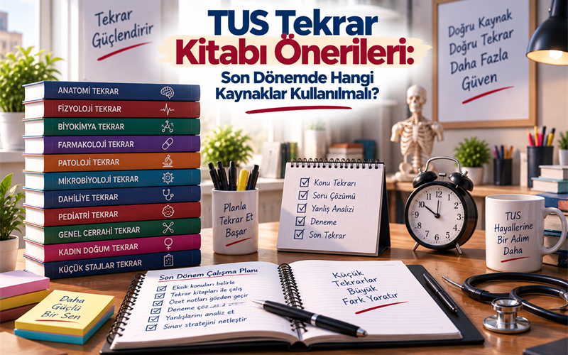 TUS Tekrar Kitabı Önerileri: Son Dönemde Hangi Kaynaklar Kullanılmalı?