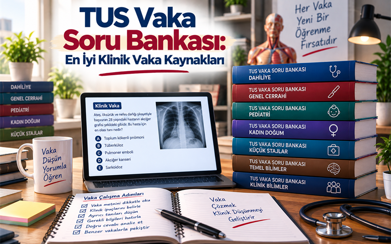 TUS Vaka Soru Bankası: En İyi Klinik Vaka Kaynakları