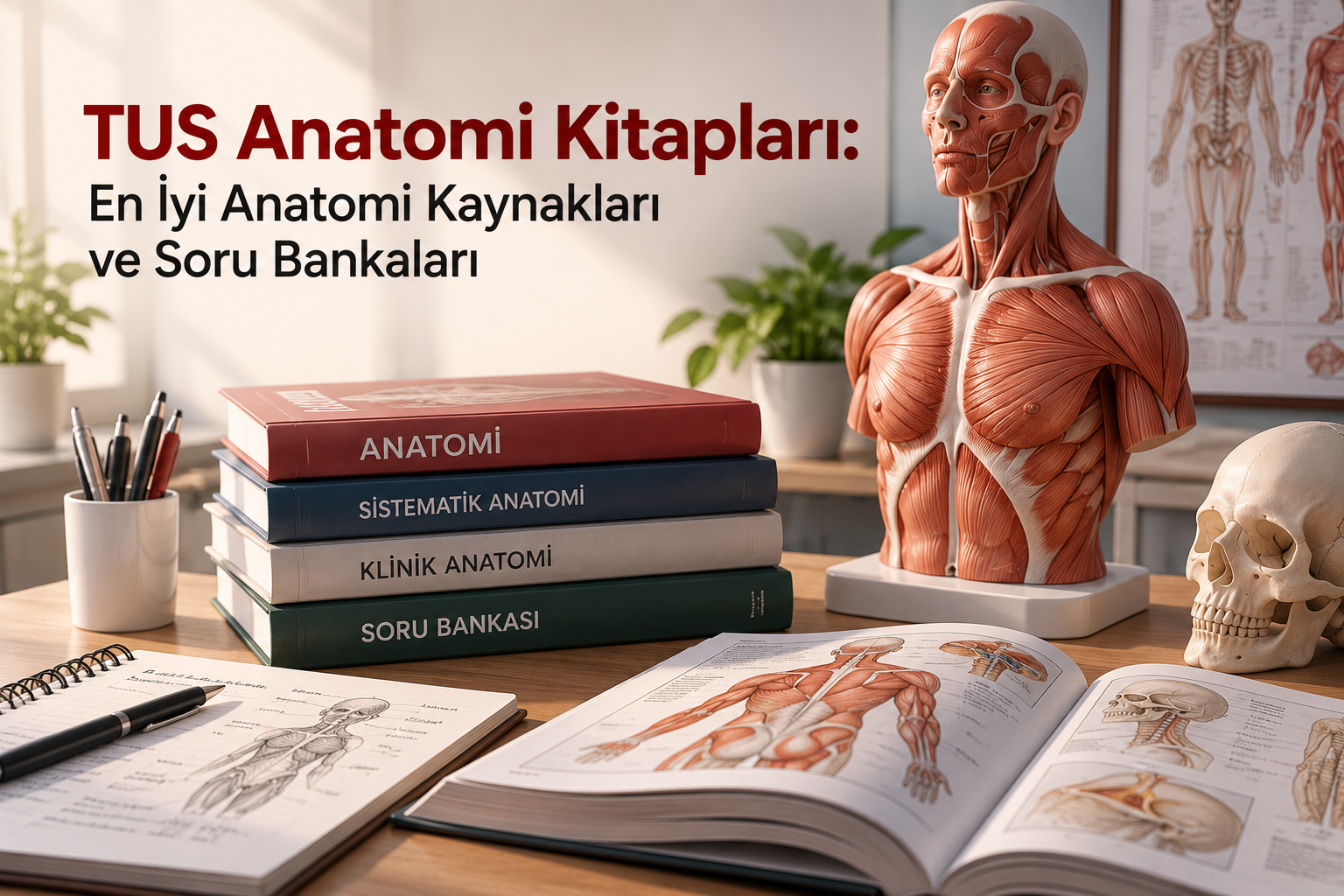 TUS Anatomi Kitapları: En İyi Anatomi Kaynakları ve Soru Bankaları