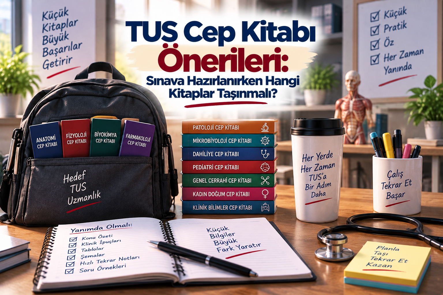 TUS Cep Kitabı Önerileri: Sınava Hazırlanırken Hangi Kitaplar Taşınmalı?