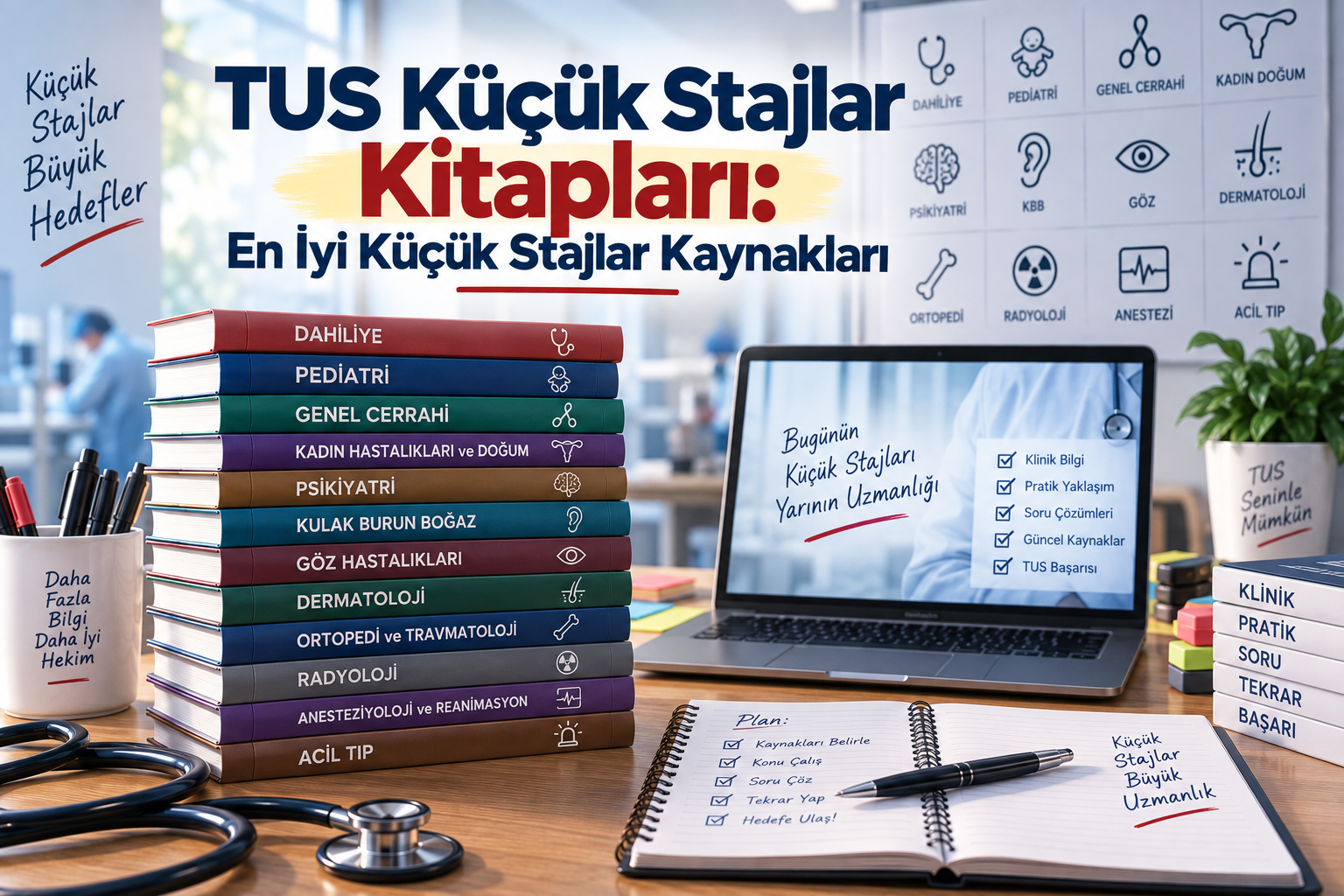 TUS Küçük Stajlar Kitapları: En İyi Küçük Stajlar Kaynakları