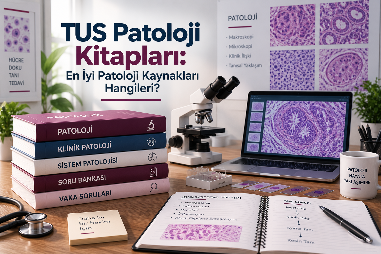 TUS Patoloji Kitapları: En İyi Patoloji Kaynakları Hangileri?