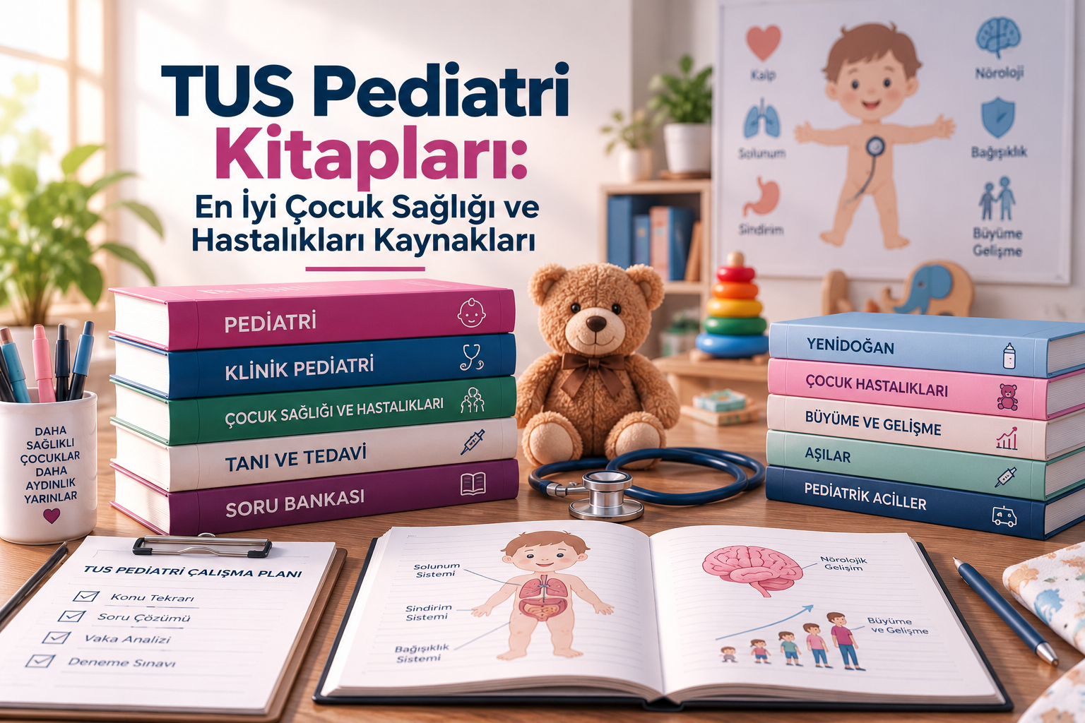 TUS Pediatri Kitapları: En İyi Çocuk Sağlığı ve Hastalıkları Kaynakları