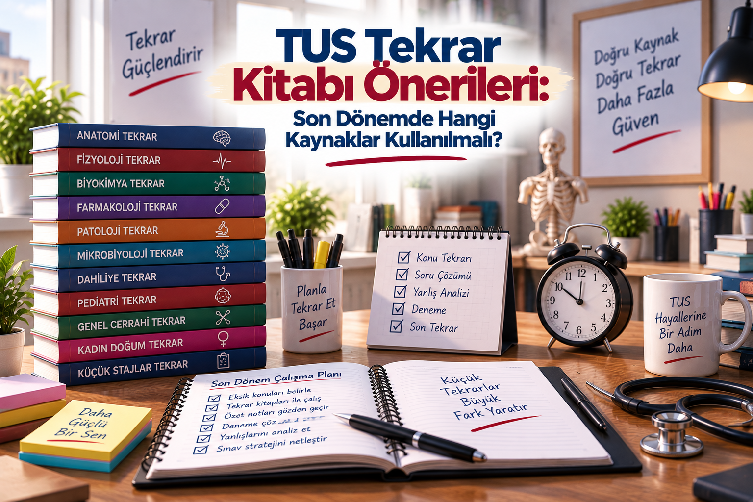 TUS Tekrar Kitabı Önerileri: Son Dönemde Hangi Kaynaklar Kullanılmalı?