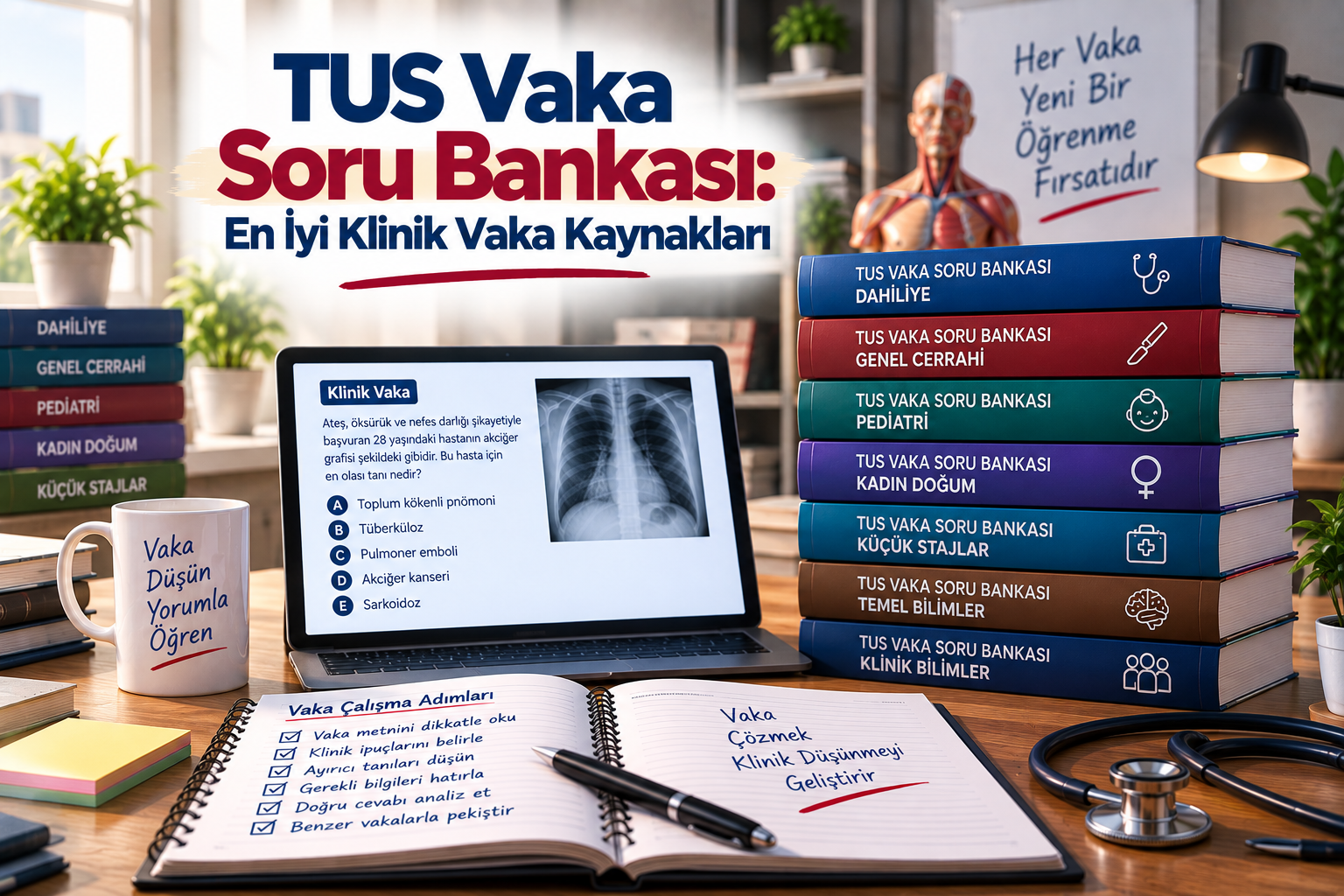 TUS Vaka Soru Bankası: En İyi Klinik Vaka Kaynakları