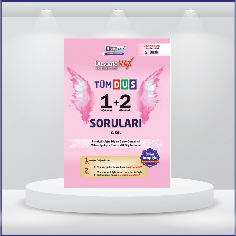 Dusdatamax Tüm Dus Soruları 1+2 ( 5.Baskı ) 2.Cilt
