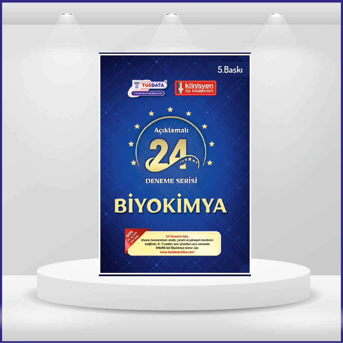 24 Açıklamalı Deneme Serisi 5.Baskı - Biyokimya