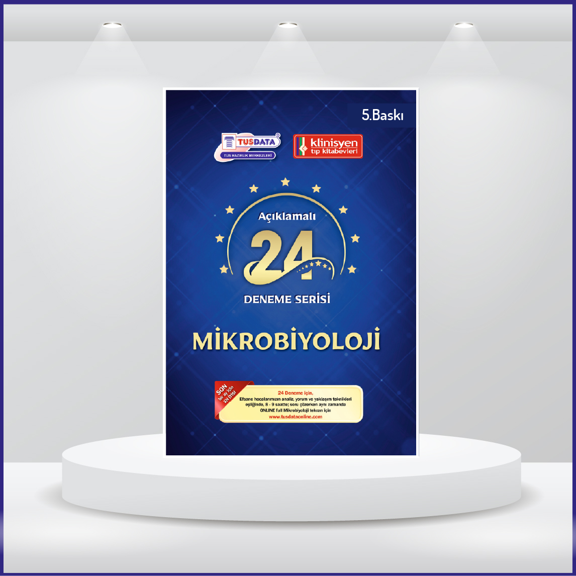 24 Açıklamalı Deneme Serisi 5.Baskı - Mikrobiyoloji