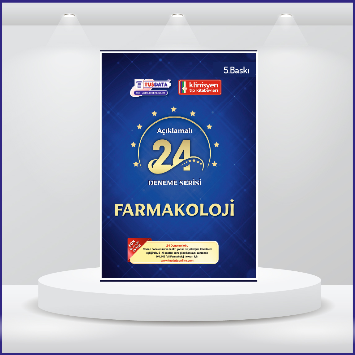 24 Açıklamalı Deneme Serisi 5.Baskı - Farmakoloji