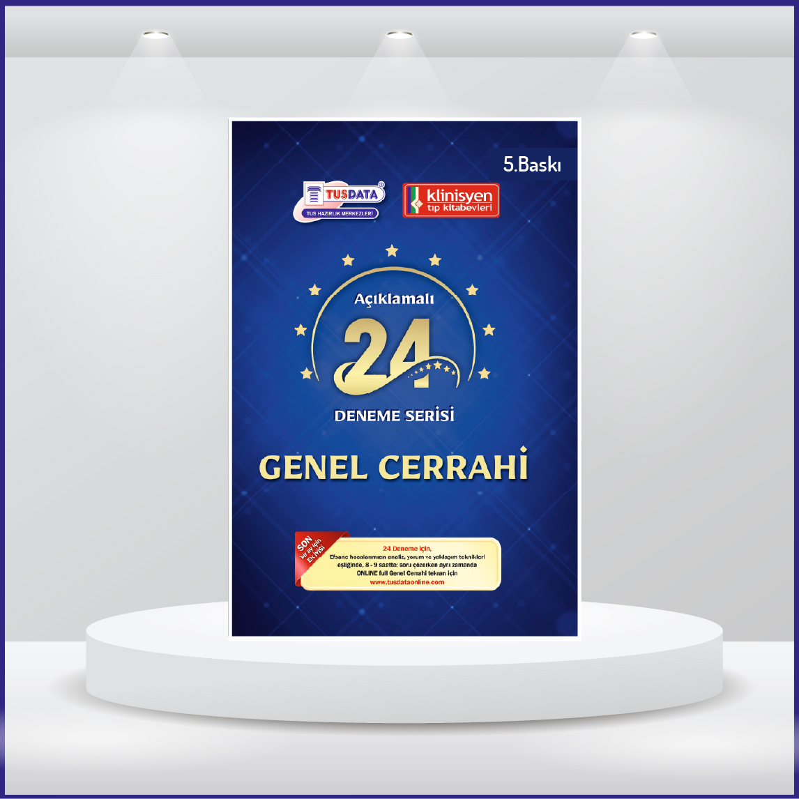 24 Açıklamalı Deneme Serisi 5.Baskı - Genel Cerrahi
