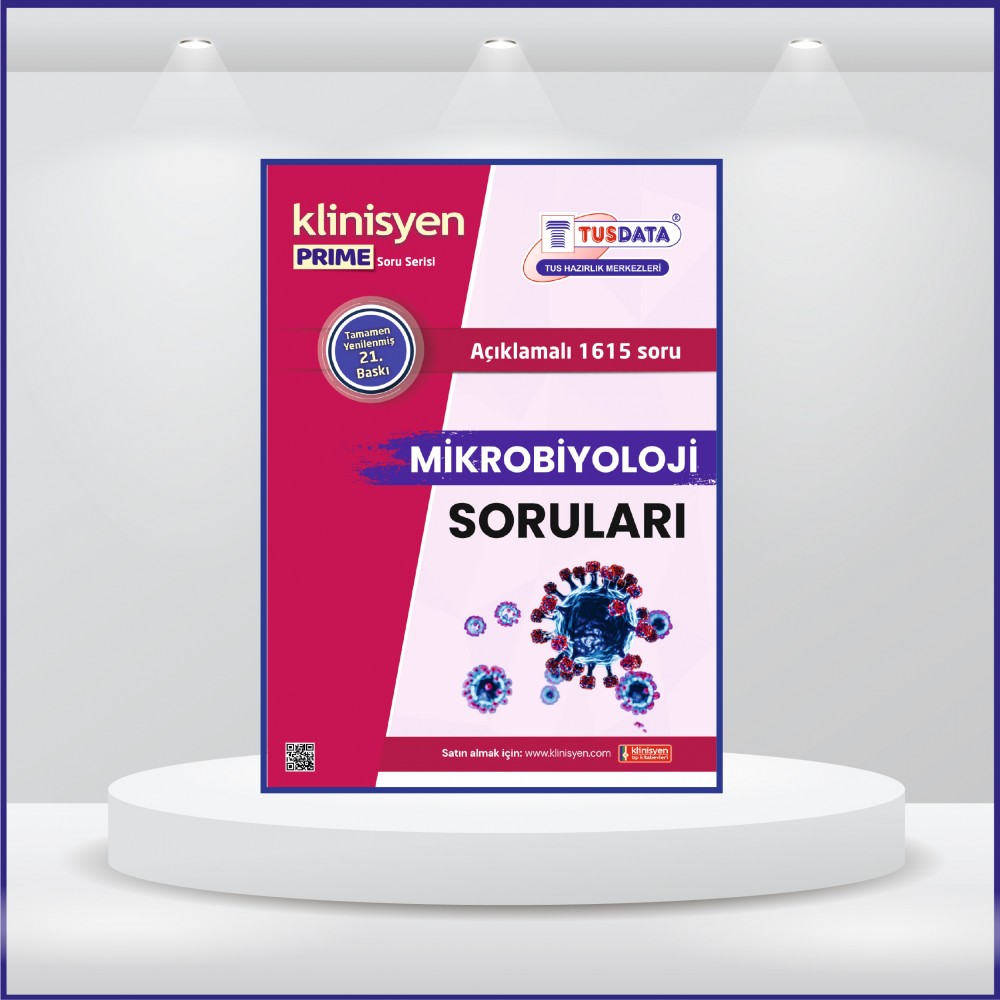 Klinisyen Prime Soruları Mikrobiyoloji ( 21.Baskı )