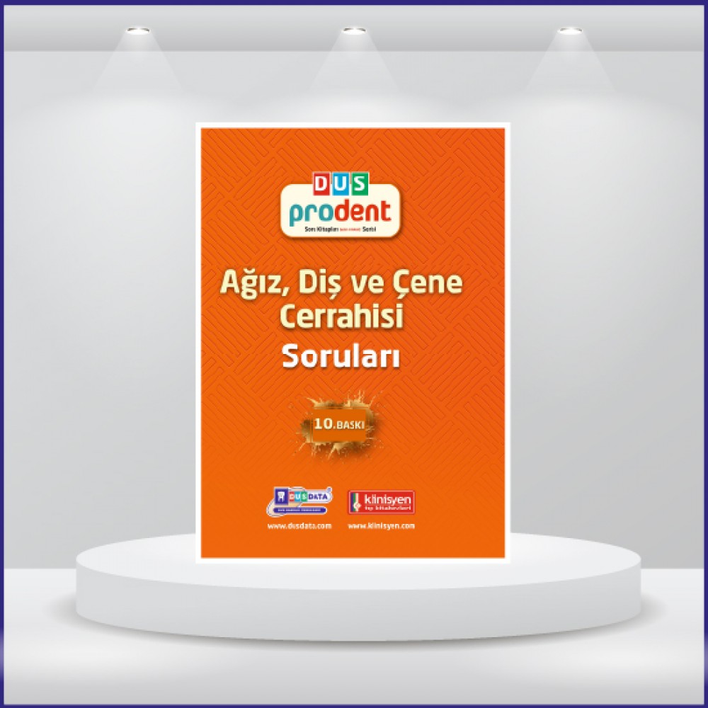 DUS Prodent Soruları ( 10.Baskı ) Ağız Cerrahisi