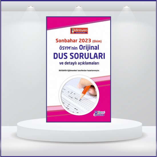 DUS Soruları - ÖSYM'nin Orijinal Sonbahar 2023