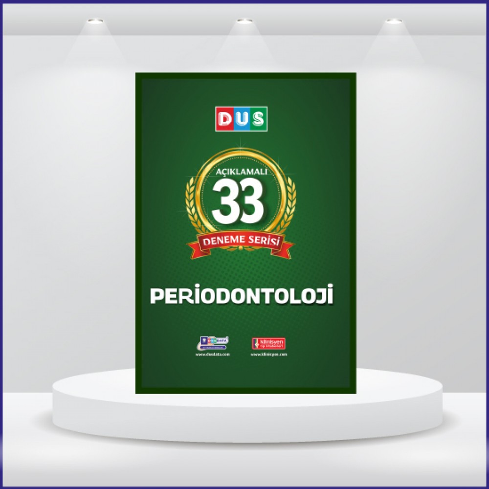 DUS 33 Açıklamalı Deneme Serisi Periodontoloji