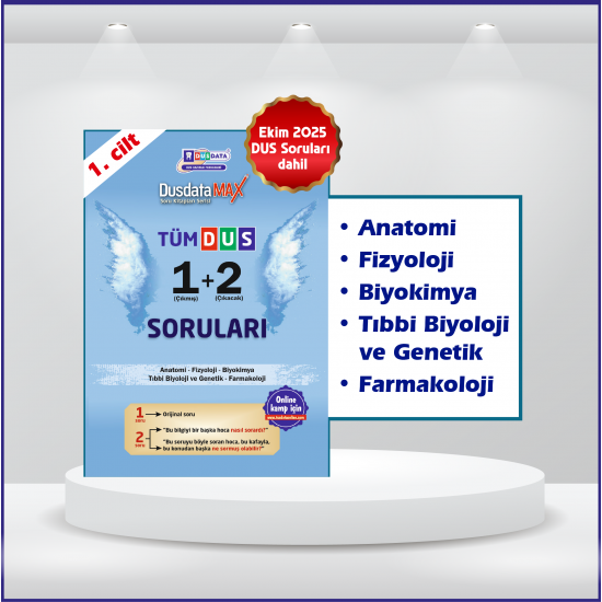 Dusdatamax Tüm Dus Soruları 1+2 ( 4.Baskı ) 1.Cilt