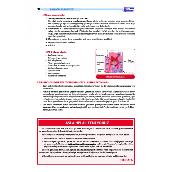 DUS Şampiyonların Notu ( 17.Baskı ) Endodonti