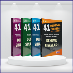 41 DENEME SINAVLARI SERİSİ TAKIMI ( 1.2.3.4.Cilt )