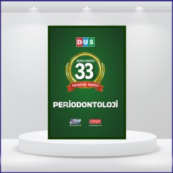 DUS 33 Açıklamalı Deneme Serisi Periodontoloji 