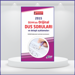 DUS SORULARI - ÖSYM'nin Orijinal 2015