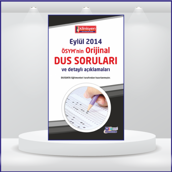 DUS SORULARI - ÖSYM'nin Orijinal EYLÜL 2014