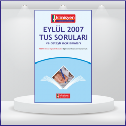 Eylül 2007 Açıklamalı Tus Soruları