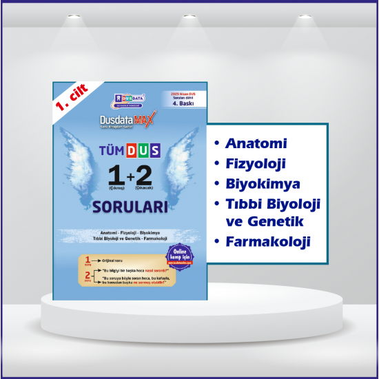 Dusdatamax Tüm Dus Soruları 1+2 ( 4.Baskı ) 1.Cilt Dusdatamax Tüm Dus Soruları 1+2 ( 4.Baskı ) 1.Cilt