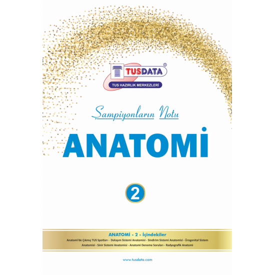 2022 - TUS Şampiyonların Notu ANATOMİ 2022 - TUS Şampiyonların Notu ANATOMİ