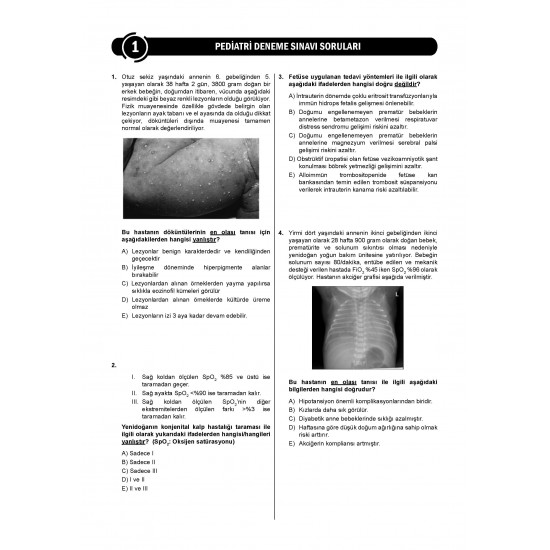 24 Açıklamalı Deneme Serisi 2.Baskı - Pediatri