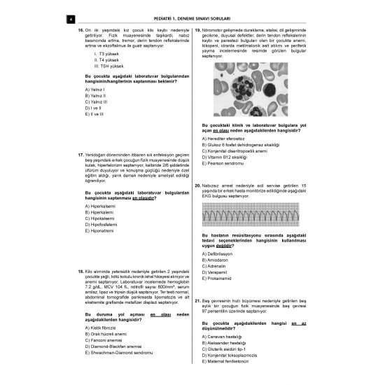 24 Açıklamalı Deneme Serisi - Pediatri