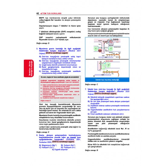 Tüm TUS Soruları ( 36.Baskı ) Fizyoloji Tüm TUS Soruları ( 36.Baskı ) Fizyoloji