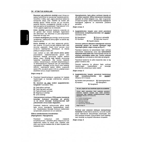 Tüm TUS Soruları ( 36.Baskı ) Genel Cerrahi