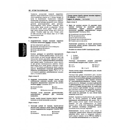 Tüm TUS Soruları ( 36.Baskı ) Genel Cerrahi