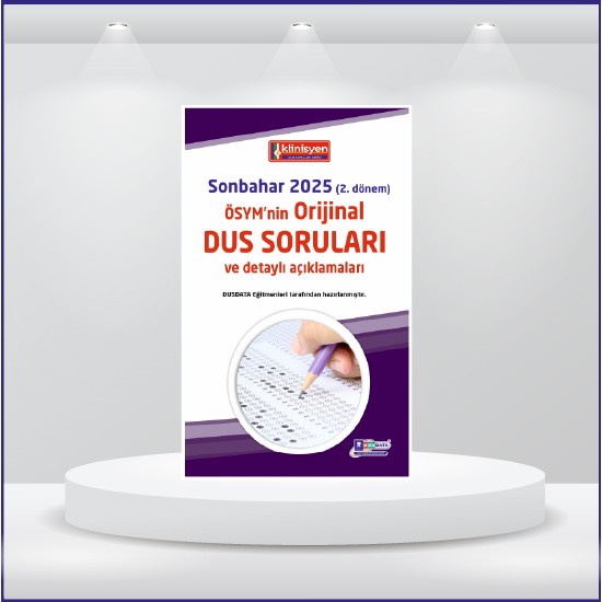 DUS SORULARI - ÖSYM'nin Orijinal sonbahar 2025 DUS SORULARI - ÖSYM'nin Orijinal sonbahar 2025