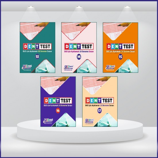 Denttest Deneme Sınavları Takımı ( 5 CİLT) Denttest Deneme Sınavları Takımı ( 5 CİLT)