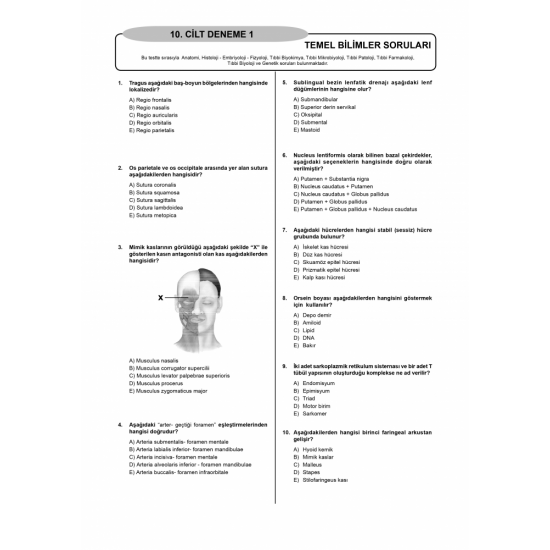 Denttest Deneme Sınavları / 10.Cilt Denttest Deneme Sınavları / 10.Cilt