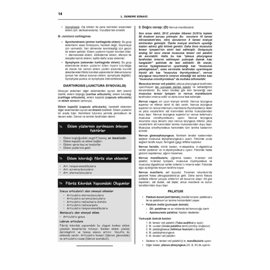 DENTTEST DUS İÇİN AÇIKLAMALI 12 DNM.SNV ( 5.CİLT ) DENTTEST DUS İÇİN AÇIKLAMALI 12 DNM.SNV ( 5.CİLT )