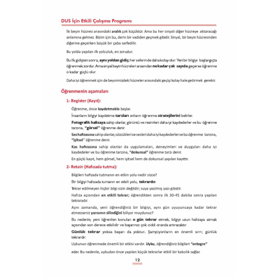 DUS Kazandıran 5 Yöntem ( 2.Baskı ) Eftal Orhan DUS Kazandıran 5 Yöntem ( 2.Baskı ) Eftal Orhan