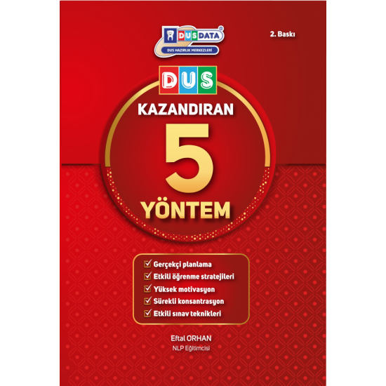 DUS Kazandıran 5 Yöntem ( 2.Baskı ) Eftal Orhan DUS Kazandıran 5 Yöntem ( 2.Baskı ) Eftal Orhan